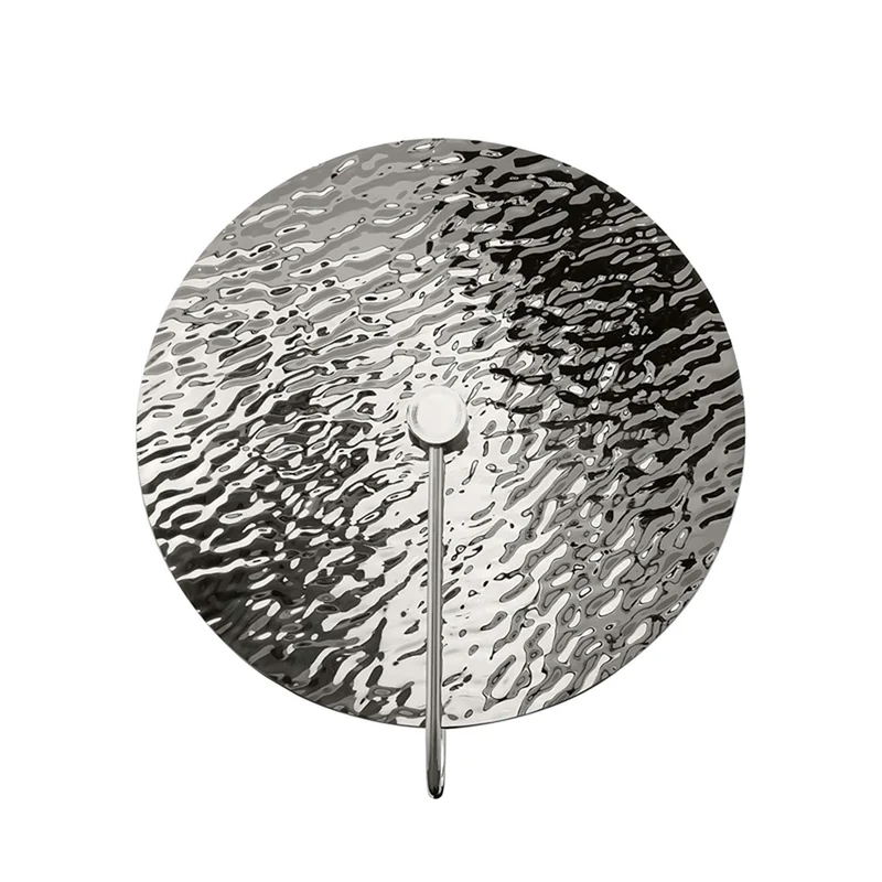 Mare - Applique murale à disque martelé en acier, style Art déco
