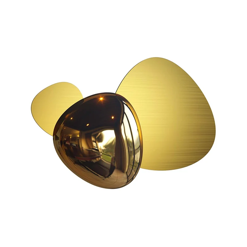 Jack Stone - Applique murale LED décorative allongée en acier, style Art déco