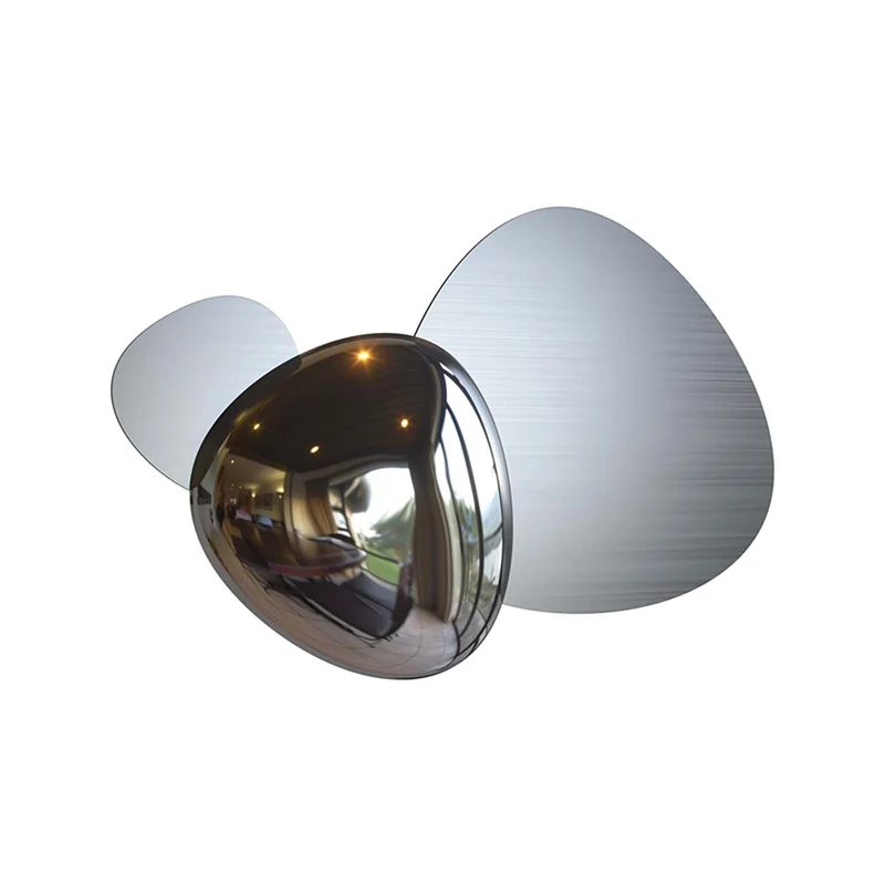 Jack Stone - Applique murale LED décorative allongée en acier, style Art déco