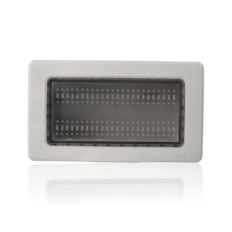 BTICINO 25504 - Custodia Ip55 Composta Da Base E Portello Di Protezione - 4 Moduli - Matix