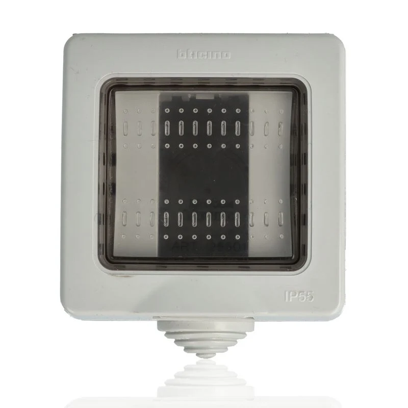 BTICINO 25501 - Custodia Ip55 Composta Da Base E Portello Di Protezione - 1 Modulo - Matix