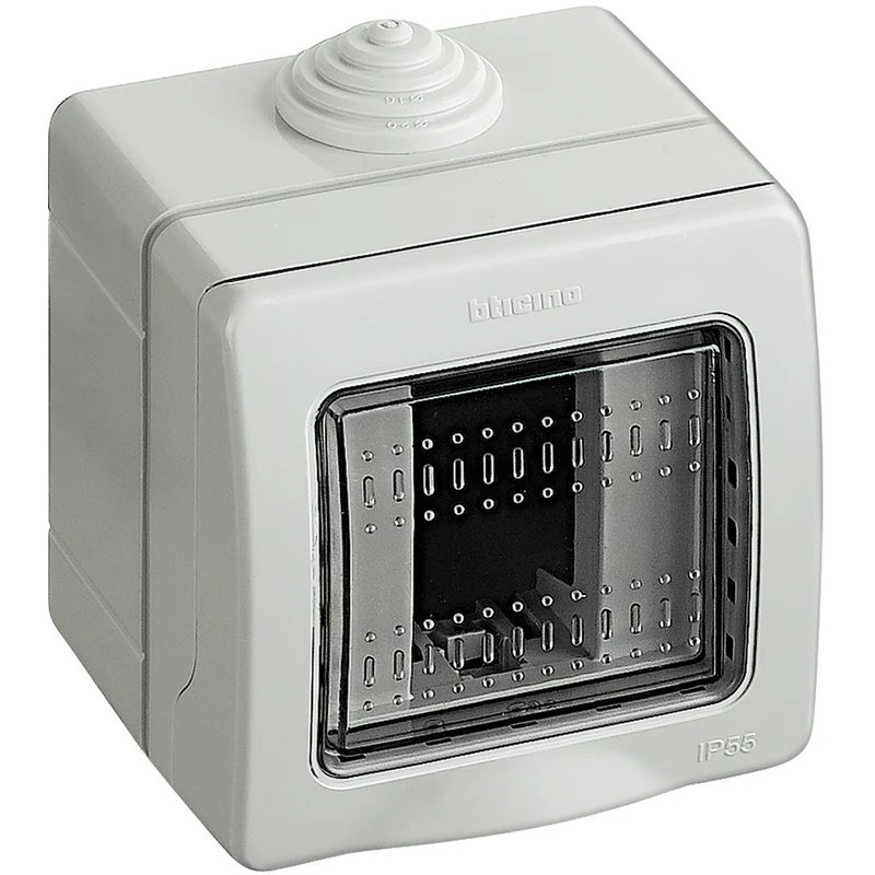 BTICINO 25501 - Custodia Ip55 Composta Da Base E Portello Di Protezione - 1 Modulo - Matix