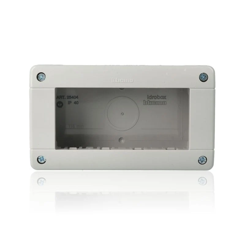 BTICINO 25404 - Custodia Ip40 Composta Da Base E Coperchio - 4 Moduli - Matix