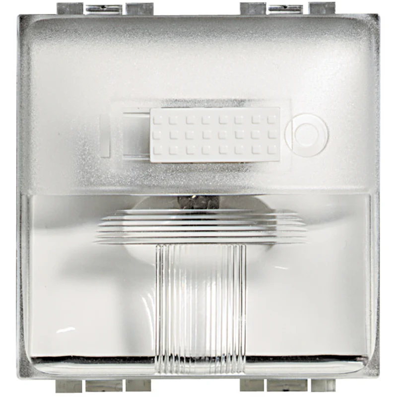 BTICINO A5630/230 - Lampada Segnapasso Con Led A Luce Bianca Ed Interruttore On-Off - 230V Ac - Matix