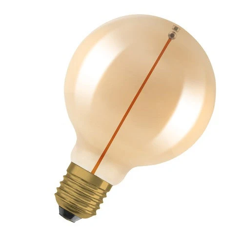 OSRAM Vintage 1906® Lampadina Classica Globe95, 2,2W, 120lm, Bianco Caldo, E27