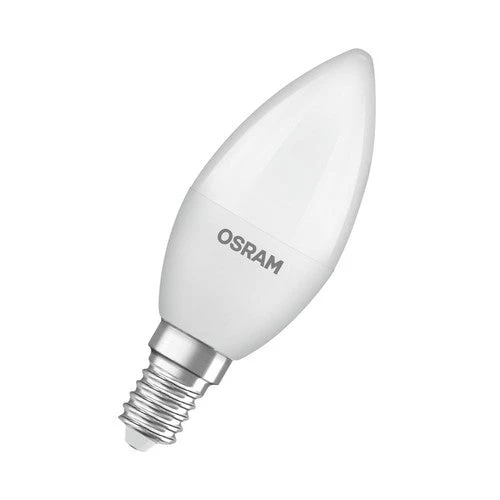 OSRAM BASE CLASSIC B 40 FR Lampadina LED, 4,9W, 470lm, Bianco caldo, E14
