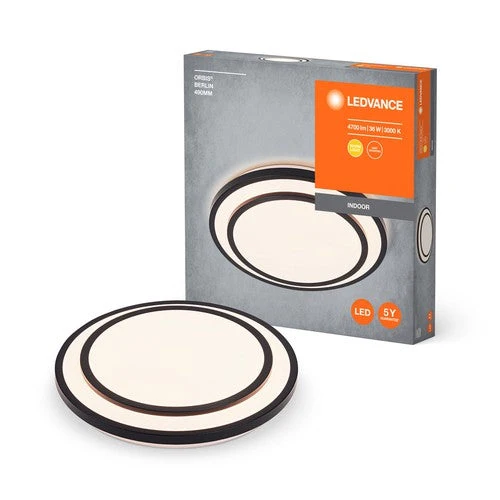 LEDVANCE ORBIS BERLIN lampada da soffitto, nero, 36W, 4150lm