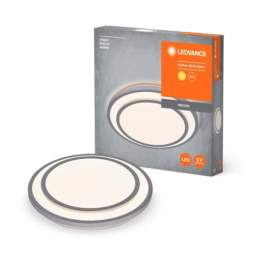 LEDVANCE ORBIS BERLIN Lampada da soffitto, argento, 36W, 4150lm