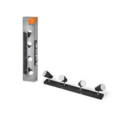 LEDVANCE LED SPOT PEAR Faretto da soffitto, nero, 17,2W, 840lm