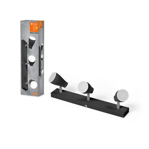 LEDVANCE LED SPOT PEAR Spot da soffitto a montaggio superficiale, nero, 12,9W, 630lm