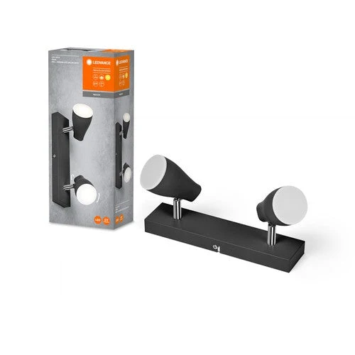 LEDVANCE LED SPOT PEAR Faretto da soffitto, nero, 8,6W, 420lm
