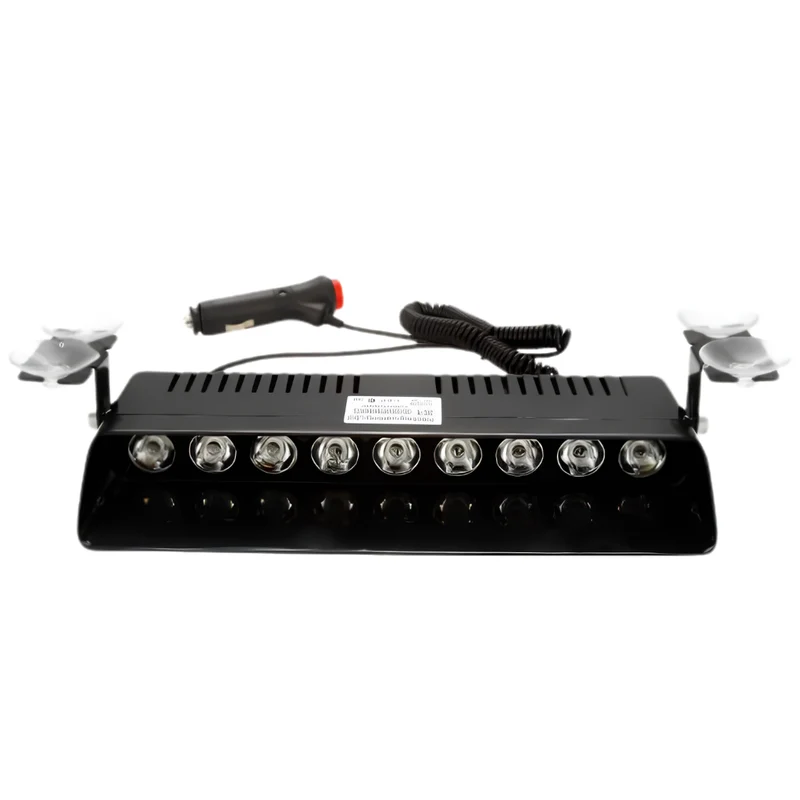 Baliza LED Estroboscópica Profesional 12V Seguridad y Alerta Roja/Azul