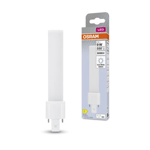 OSRAM DULUX S LED EM & ALIMENTAZIONE AC LED-tubo 16,5cm (ex 9W) 4,5W / 4000K Bianco freddo G23