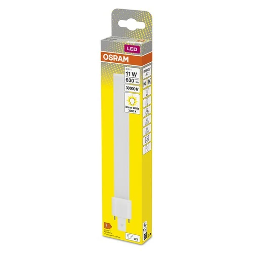 OSRAM DULUX S LED EM & ALIMENTAZIONE AC LED-tubo 23,4cm (ex 11W) 6W / 3000K Bianco caldo G23
