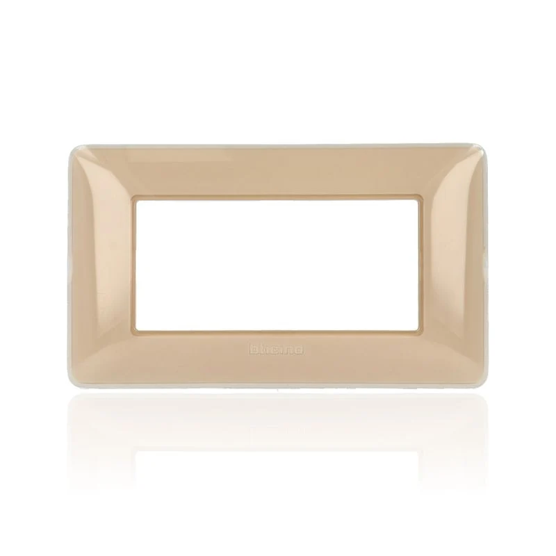 BTICINO AM4804CAV - Placca 4 Moduli - Avorio - Materiale Tecnopolimero - Matix
