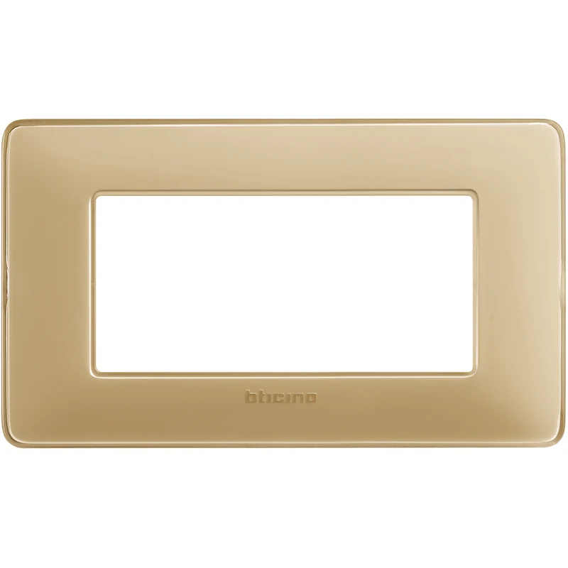 BTICINO AM4804CAV - Placca 4 Moduli - Avorio - Materiale Tecnopolimero - Matix