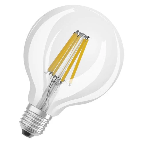 OSRAM Lampadina LED a filamento dimmerabile LED SUPERSTAR+ CL GLOBE95 FIL 100 dim 11W/940 E27 CRI90 BOX, E27, Bianco freddo