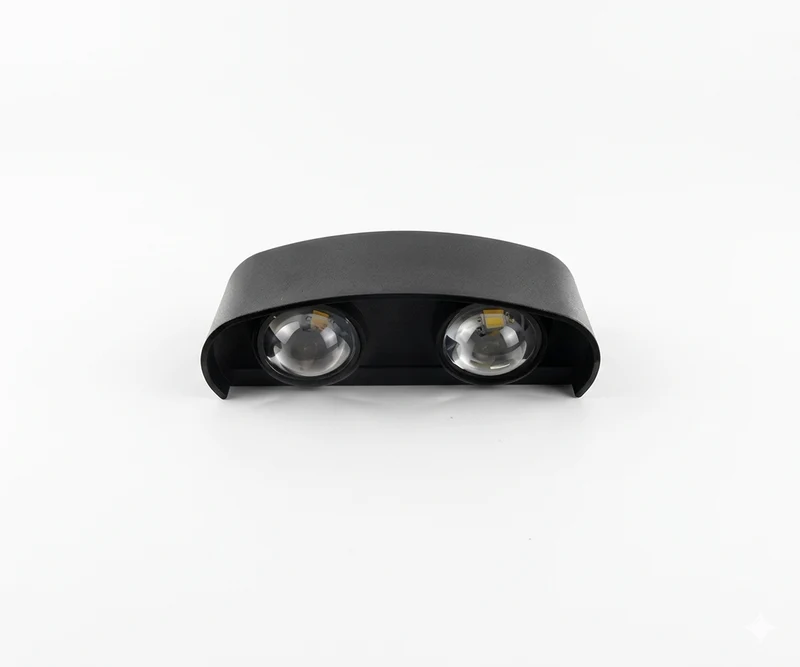 Aplique de Pared LED Bidireccional Foco Exterior Minimalista 4W