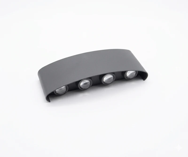 Aplique de Pared LED Bidireccional Foco Exterior Minimalista 8W