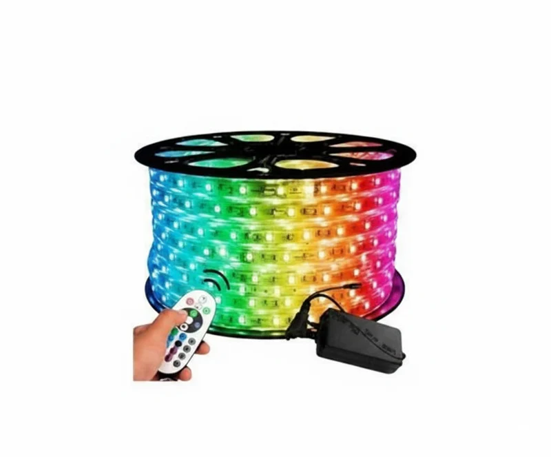 Manguera LED Rollo 100M 5050 RGB Profesional con Mando Multicolor