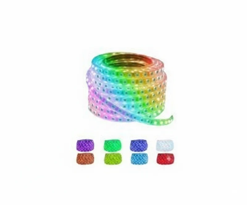 Manguera LED RGB 5050 Flexible Venta por Metro Decoración Profesional Multicolor