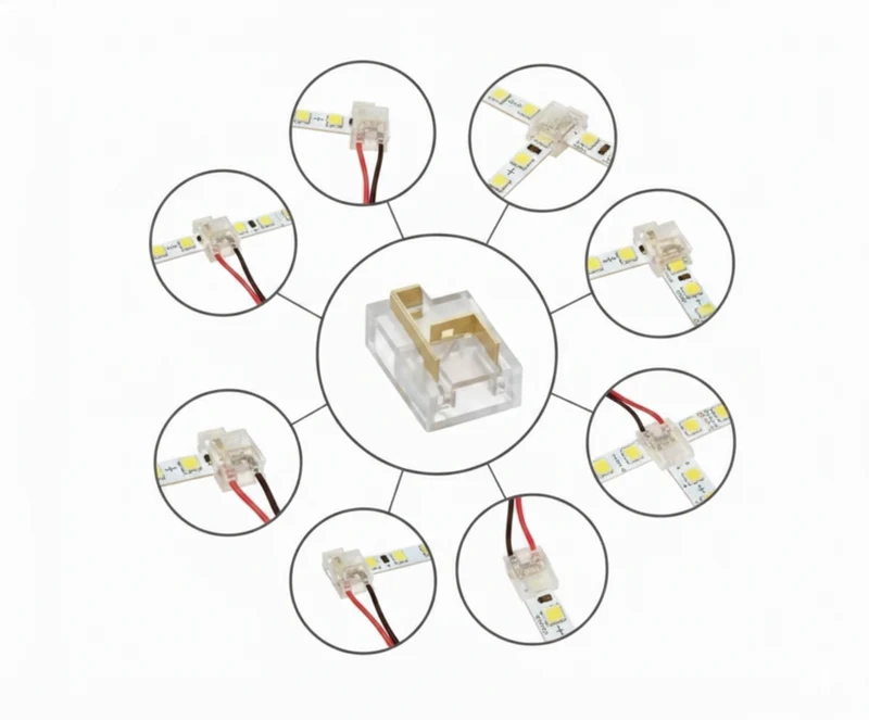 Conector Rápido Multifunción para Tira (COB/SMD)