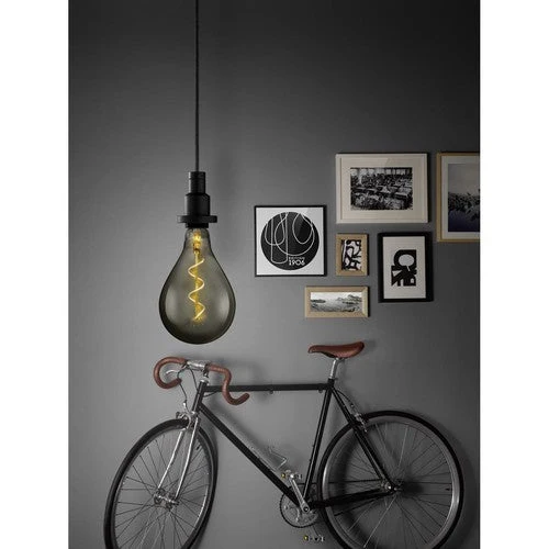 OSRAM Vintage 1906® Lampadina LED dimmerabile (ex 12W) 5W / 1800K Bianco caldo E27 vetro fumé, E27