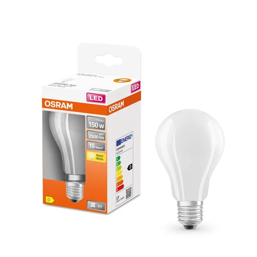 OSRAM LED Retrofit Classic A LED Lampada opaca (ex 150W) 16W / 2700K Bianco caldo E27