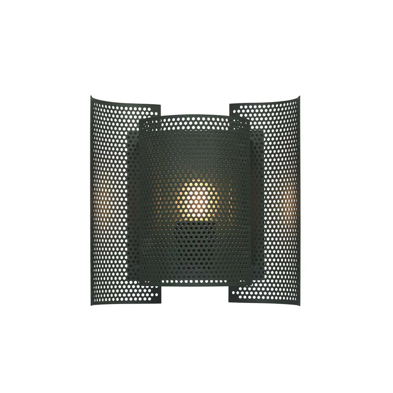 BUTTERFLY Perforated - Applique murale en acier perforé, style industriel