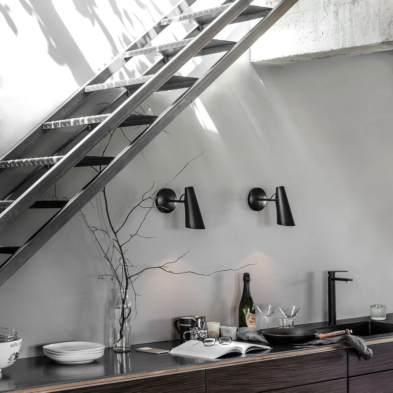 BIRDY - Applique murale en aluminium, style industriel