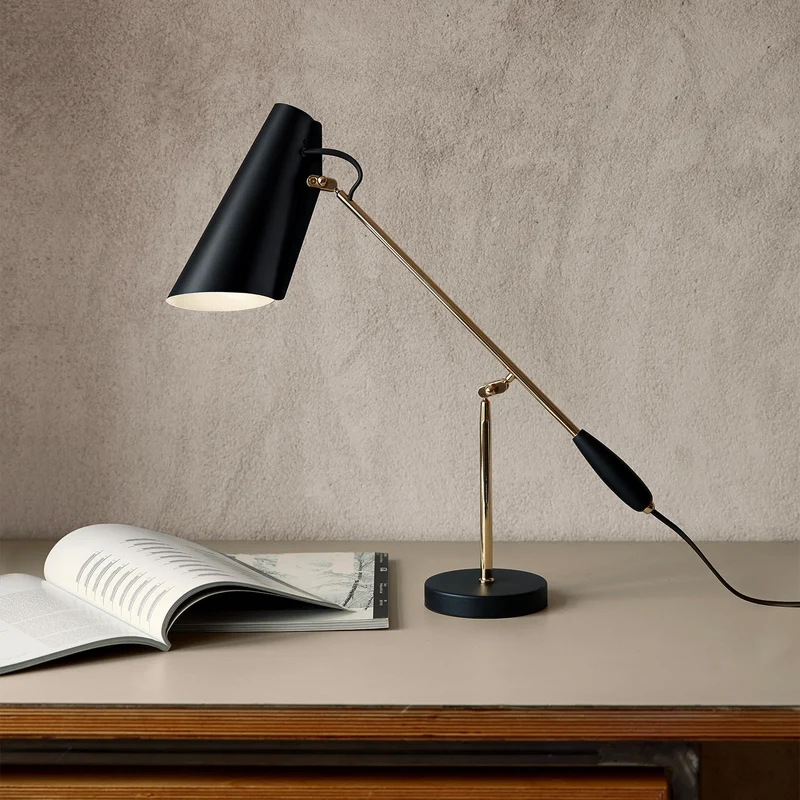 BIRDY - Lampe à poser en aluminium, style industriel