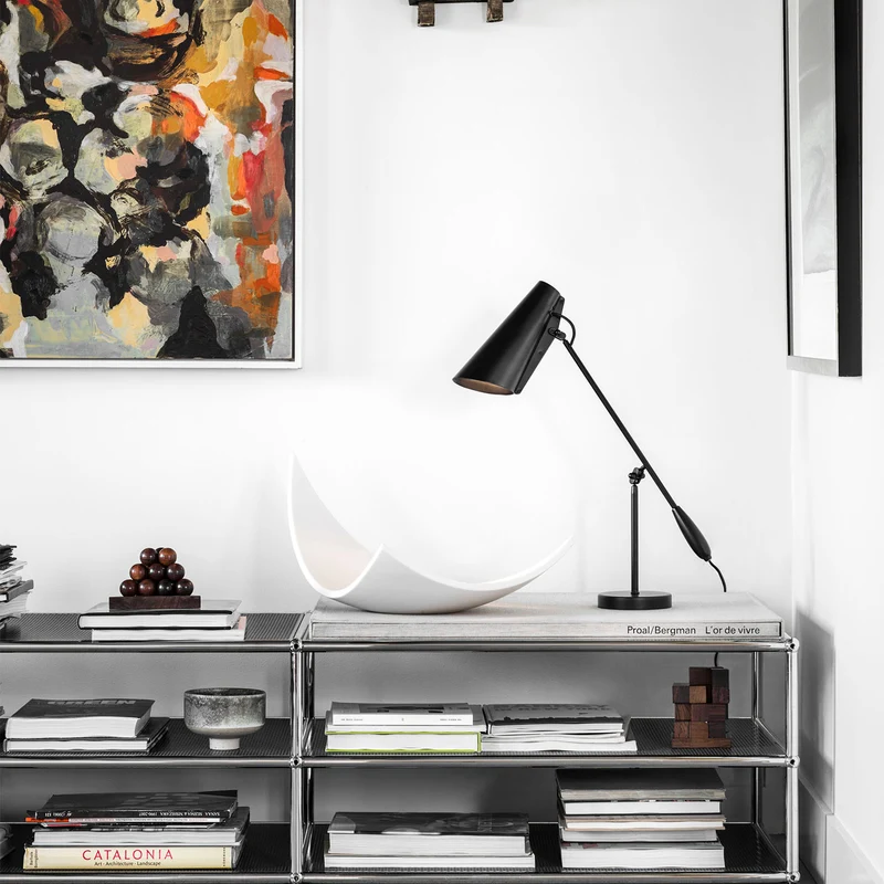 BIRDY - Lampe à poser en aluminium, style industriel