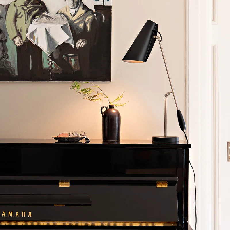 BIRDY - Lampe à poser en aluminium, style industriel