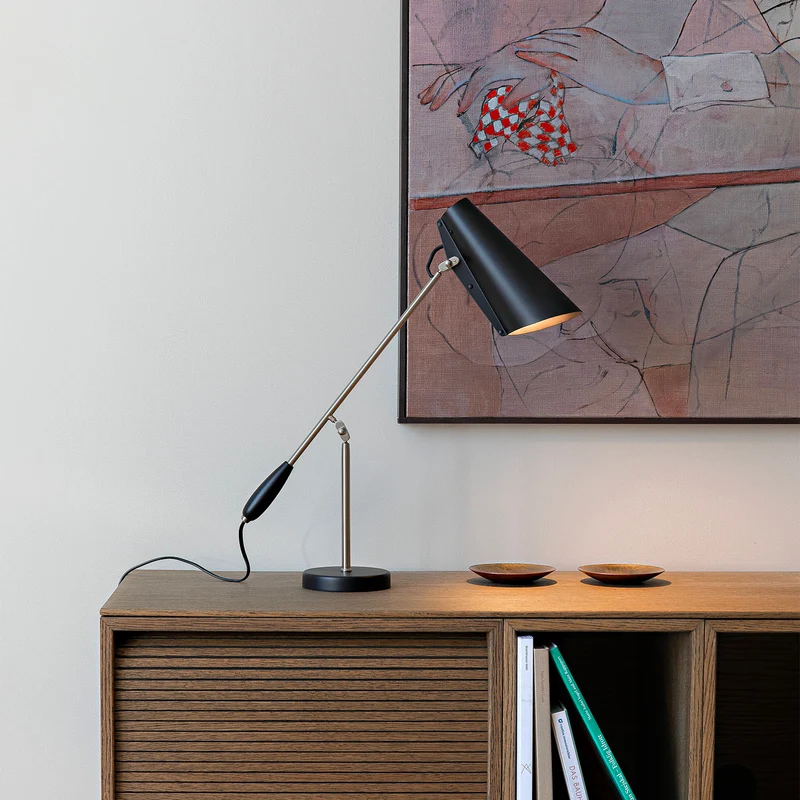 BIRDY - Lampe à poser en aluminium, style industriel