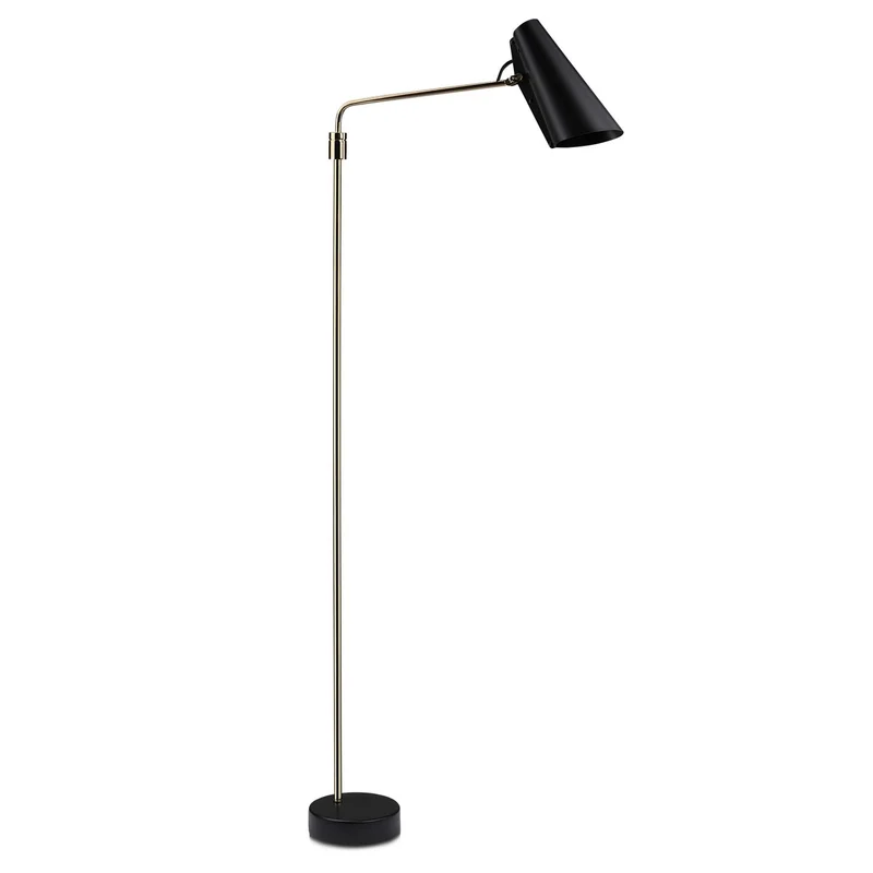 BIRDY SWING - Lampadaire en aluminium et laiton, style vintage