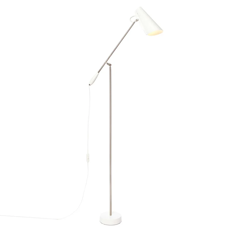 BIRDY - Lampadaire en aluminium et laiton, style industriel