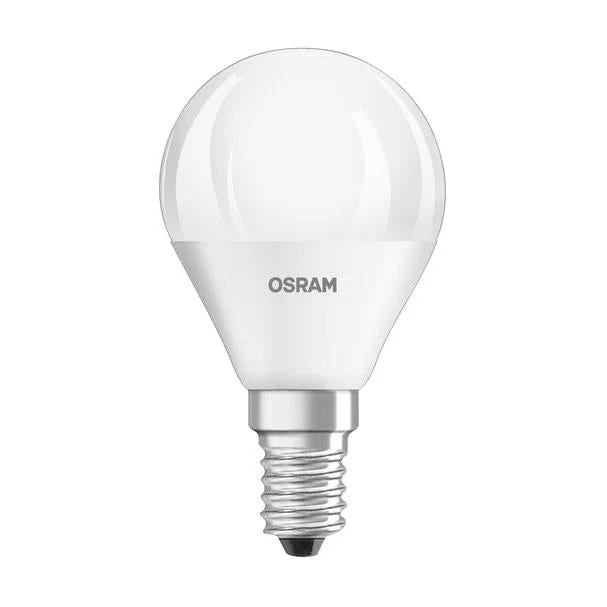 OSRAM LED BASE CLASSIC P Lampada opaca (ex 40W) 5,5W / 4000K Bianco freddo E14, confezione da 3, E14