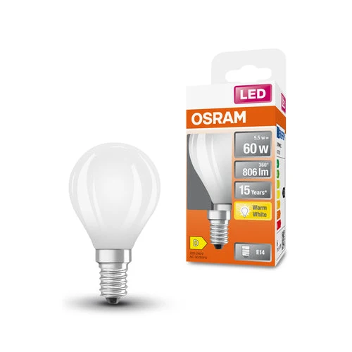 OSRAM LED Retrofit CLASSIC P 60 5.5 W/2700 K E14 , Bianco caldo