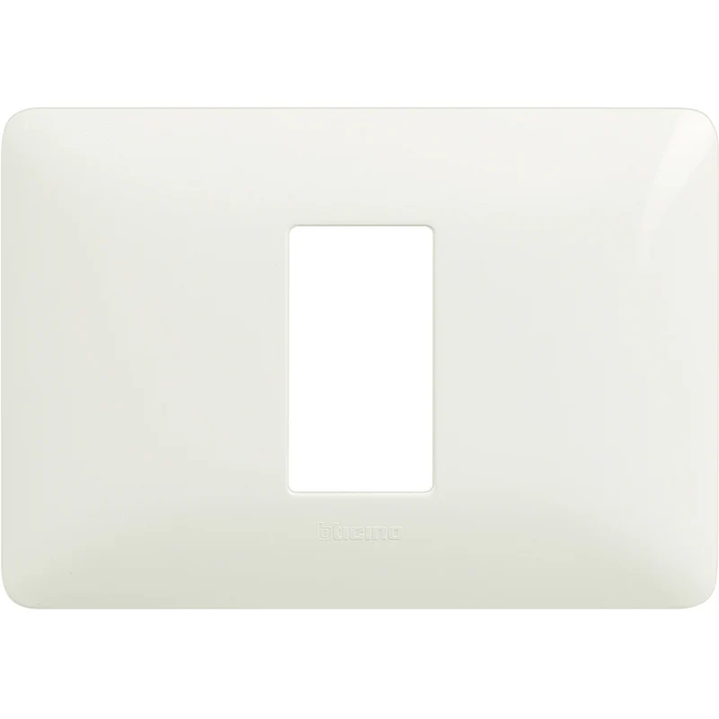 BTICINO AM4803M1BBN - Placca 1 Modulo - Bianco - Materiale Tecnopolimero - Matix