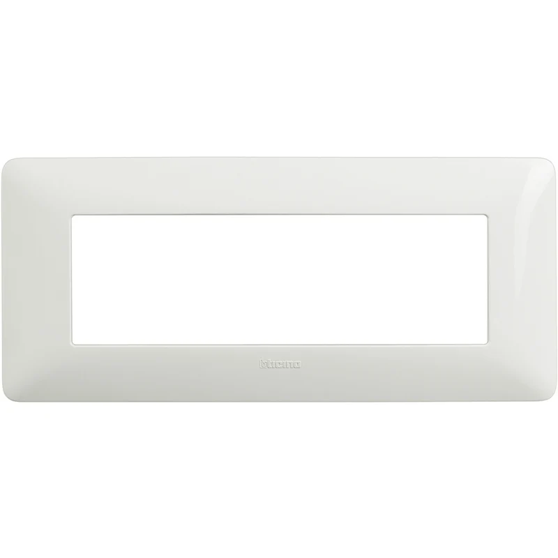 BTICINO AM4806BBN - Placca 6 Moduli - Bianco - Materiale Tecnopolimero - Matix