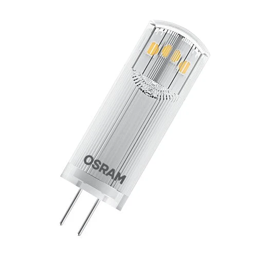 OSRAM lampadina LED a spillo BASE PIN G4 12 V lampada LED CL20 non dimmerabile 1,8W, bianco caldo confezione da 5 pezzi