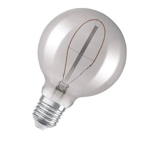OSRAM Vintage 1906 Lampadina LED, Tinta Fumo, 3,4W, 100lm, Bianco Caldo, E27