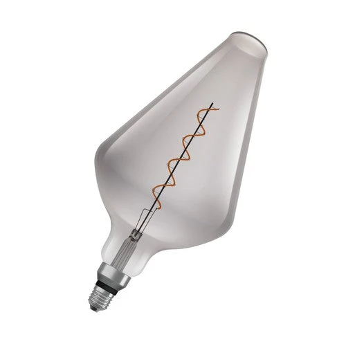 OSRAM Vintage 1906 Lampadina LED, tonalità fumo, 4W, 140lm, bianco caldo, E27