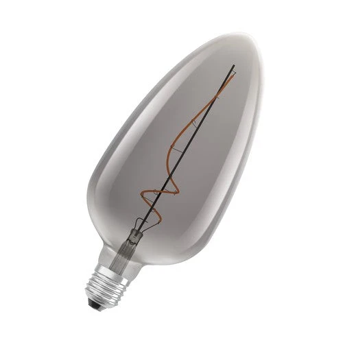 OSRAM Vintage 1906 Lampadina LED, tonalità fumo, 4W, 140lm, bianco caldo, E27