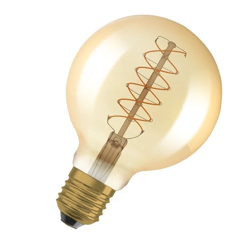 OSRAM Vintage 1906 Lampadina LED, tonalità oro, 4,8W, 420lm, bianco caldo, E27