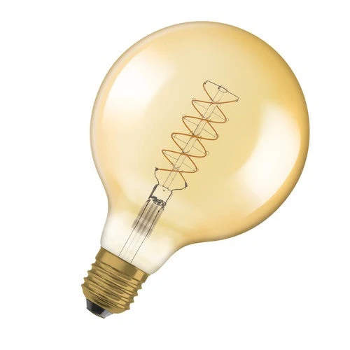 OSRAM Vintage 1906 Lampadina LED, tonalità oro, 4,8W, 420lm, bianco caldo, E27
