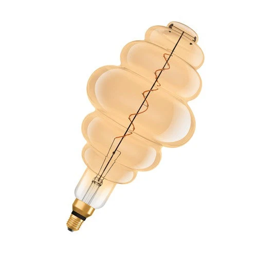 OSRAM Vintage 1906 Lampadina LED, tonalità oro, 4,8W, 360lm, bianco caldo, E27