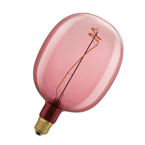 OSRAM Vintage 1906 Lampadina LED, tonalità rosa, 4,5W, 220lm, bianco caldo, E27