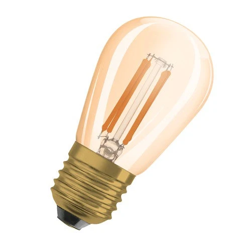 OSRAM Vintage 1906 Lampadina LED, tonalità oro, 4,8W, 360lm, bianco caldo, E27