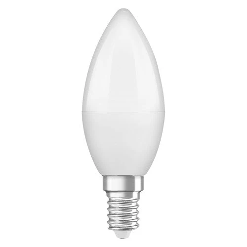 OSRAM LED Base LED Lampada forma candela opaca (ex 40W) 5,5W / 2700K Bianco caldo E14 confezione da 4